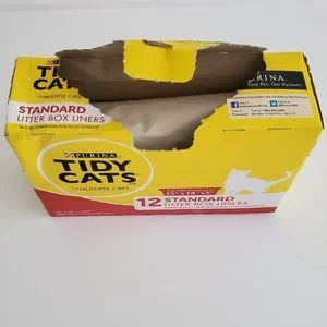 Purina Tidy Cats For Multiple Cats Litter Box Liners Open Box 9 Liners