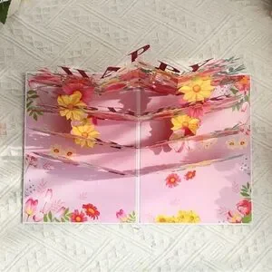Purple And Pink Mother’s Day Pop-Up Card NEW