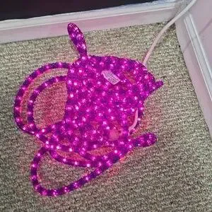 Purple Rope Light 24 Feet Party Dorm Bedroom