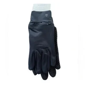 Quagga Green Label Black Gloves Sustainably Made women’s NWT