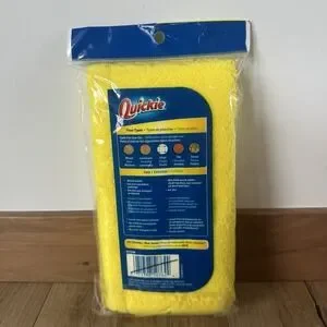 Quickie Lift-Off Microfiber Floor Mop Refill - For Hardwood & More New Sealed