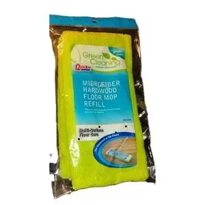 Quickie Microfiber Hardwood Floor Mop Refill - For Hardwood & Tile Green Clean