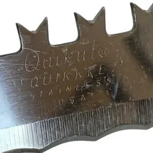 Quikut Quikkee Stainless Steel Knife Bread Frozen Food Slicer Plastic Handle