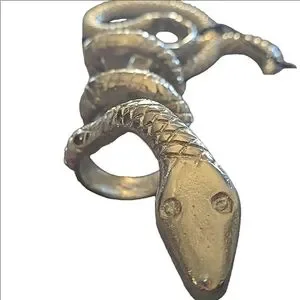 Rachel Zoe Silver Snake Decor