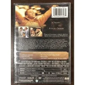 Radio DVD 2004 Movie Cuba Gooding Jr Ed Harris Football Columbia Revolution