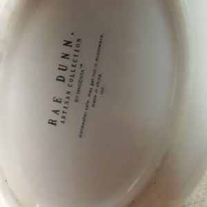 Rae Dunn Cat Dog White Pet Bowl Feast