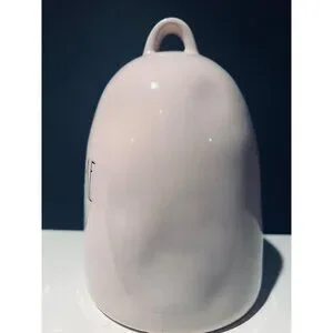 Rae Dunn “Dome Sweet Dome” Birdhouse – Blush Pink Ceramic Farmhouse Collectible