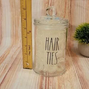Rae Dunn Glass Hair Tie Holder