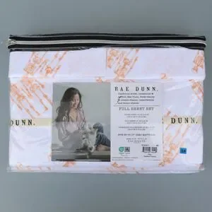 Rae Dunn Halloween Full Sheet Set Skeletons