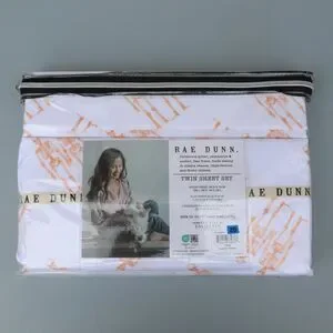 Rae Dunn Halloween Twin Sheet Set Skeletons