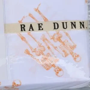 Rae Dunn Halloween Twin Sheet Set Skeletons