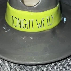 Rae Dunn Halloween Witch Hat Birdhouse Tonight We Fly