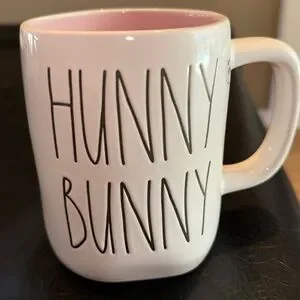 Rae Dunn Mug NWOT “Hunny Bunny” Easter Mug Love your Hunny Mug