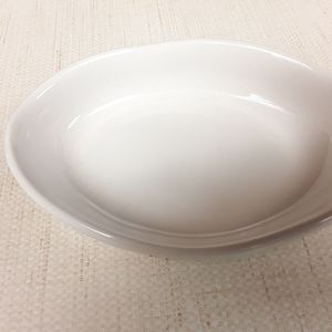Rae Dunn Purrfect Cat Dog White Food Bowl