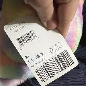Rainbow Clouds Frog Stuffed Animal