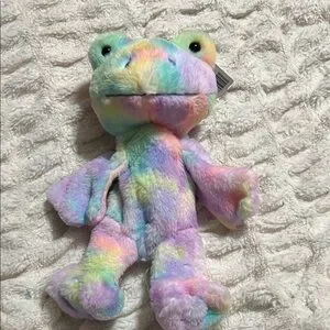 Rainbow Clouds Frog Stuffed Animal