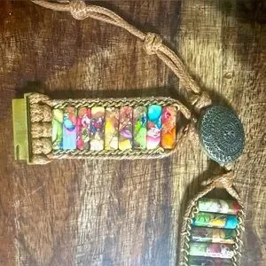 Rainbow Jasper 20mm Smartwatch Band For Wrist 5-6.5 Inches
