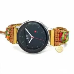 Rainbow Jasper 20mm Smartwatch band for wrist 5-6.5 inches