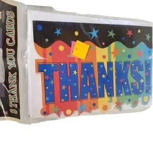 Rainbow Thank You Cards Blank Thank You Cards A Year To Celebrate Birthday Card