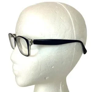 Ralph Lauren Eyeglasses RA7046 1226 Blue Rectangle Stripe Interior 49 17 135