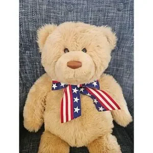 Rare Gund Wish Bear Plush 18" Seated 100Th Anniversary Teddy Bear 2002 Plush USA
