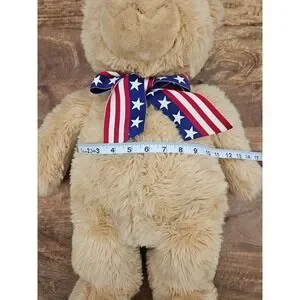 Rare Gund Wish Bear Plush 18" Seated 100Th Anniversary Teddy Bear 2002 Plush USA