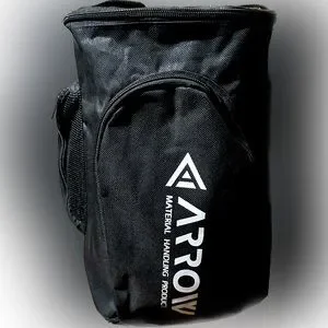 RARE TRAVEL SHOE GOLF ACCESSORY BAG. ARROW PROMO ZIPPER POUCH FRONT SIDE POCKETS