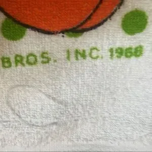 RARE VINTAGE 1966 TWEETY SYLVESTER BEACH TOWEL FRANCO MFG COLLECTABLE 27”x53”