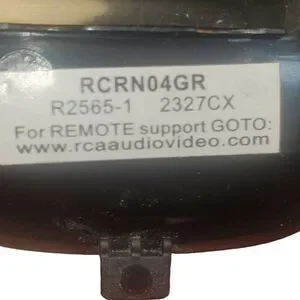 RCA RCRN04GR 4- Device Universal Remote Control With Led Backlighting