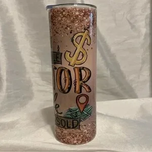 Realtor Life 20oz Skinny Tumbler