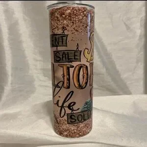 Realtor Life 20oz Skinny Tumbler