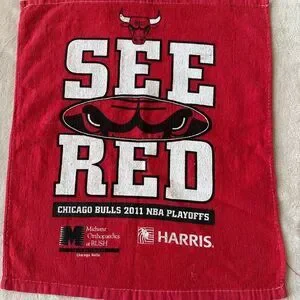 Red Bull Chicago 2011 NBA Playoffs Sport Basketball Towel Small 15x16.5"