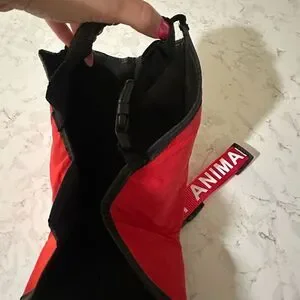 Red Support Animal Vest And Collar