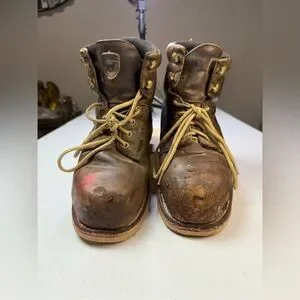 Red Wing Irish Setter Boots Mens 8.5 WIDE Wingshooter ST Safety Toe Work Shoe