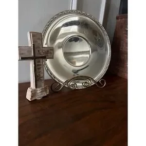 Reed & Barton 1209 Antique Silver Plate Candy Dish Bowl Decor Vintage