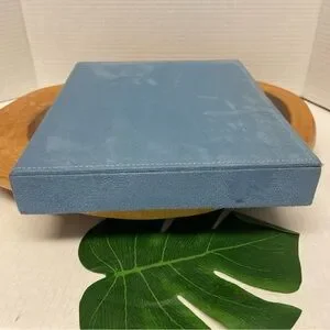 Reed & Barton Faux Suede Travel Jewelry Organizer Box