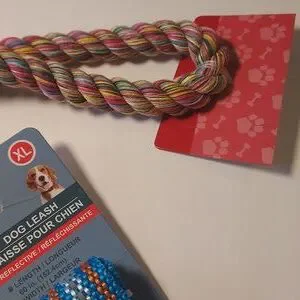 Reflective Dog Leash And Dog Rope Tug Pull Bundle