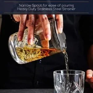 REGAL TRUNK CO Ultra Clarity 5 Piece Cocktail Mixing Glass Set