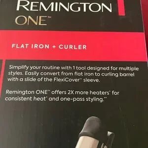 Remington One Flat Iron And Curler