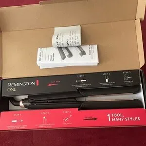 Remington One Flat Iron And Curler