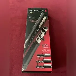Remington One Flat Iron And Curler