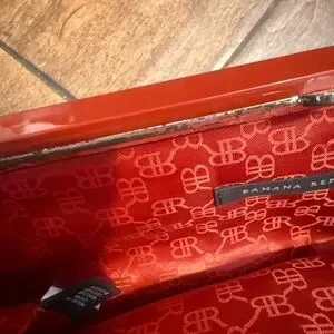 Rep Patent Leather Banana Republic Clutch