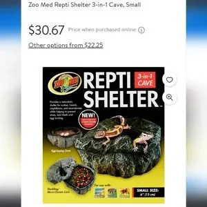 Reptile Shelter Size 6"(15 Cm)