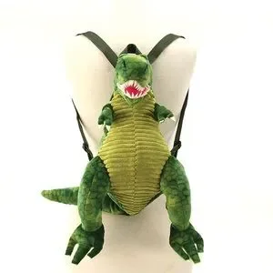 Restocked Kids Gift Green Dinosaur Plush T-Rex Back Pack