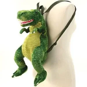 Restocked Kids Gift Green Dinosaur Plush T-Rex Back Pack