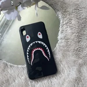 Retro Bape-styled iPhone XS max Camo face case