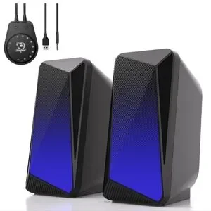 RGB LED Gaming Computer Speakers