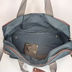 Ricardo Beverly Hills Green Canvas Bag Duffel Carry-on Overnight Weekender