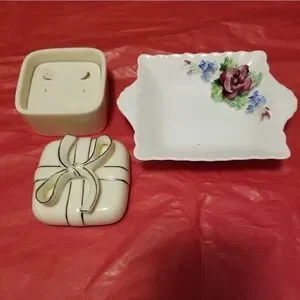 Ring dish & earrings holder SALE