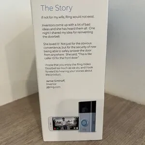 Ring Video Doorbell 2 With HD 1080 Video NEW